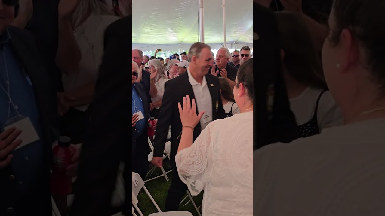 Opening Cerenony of the 2024 Canadian Baseball Hall of Fame in St.Mary's, Ontario.