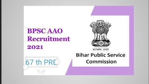 BPSC AAO PROVISIONAL ANSWER KEY,67TH PRE DATE #67thbpsc #bpscaao