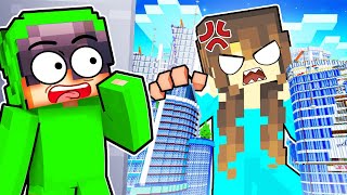 TINY vs GIANT Hide and Seek in Minecraft!