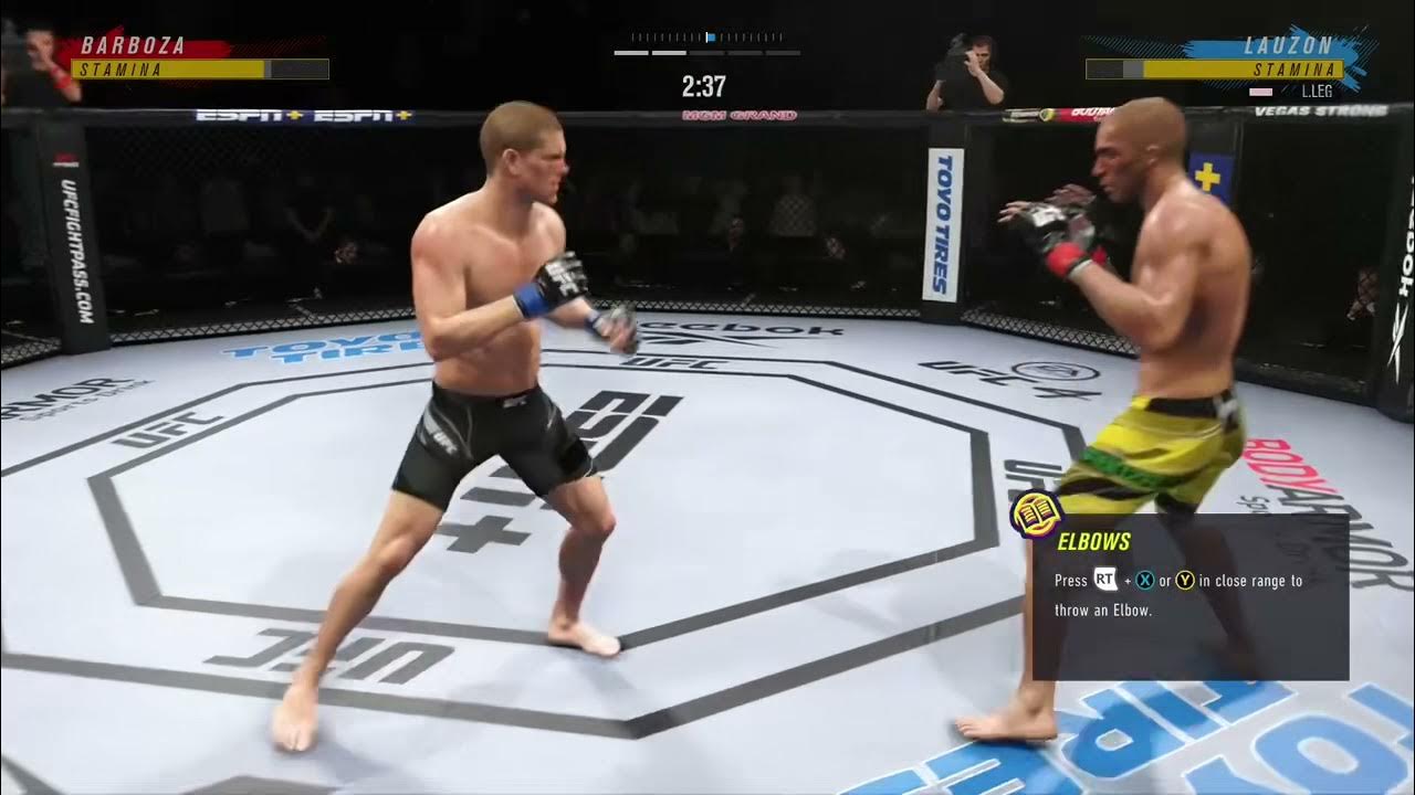 ufc 4 spinning heel kick knockout YouTube
