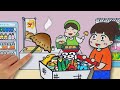 마트에서 장보고 정리하기 스톱모션 셀프어쿠스틱 마트에서 장보고 정리하기 스톱모션 셀프어쿠스틱