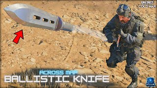 I got a Cross map with the Ballistic Knife in Cold War.