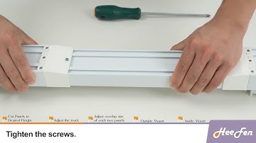 How To Install| Heefen Adjustable Panel Track Blinds