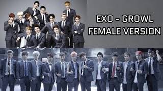 Download Lagu EXO - GROWL FEMALE VERSION MP3