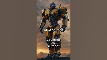 AI Generated Countries as Autobot Transformer  #ai #shorts #trending #capcut #autobot