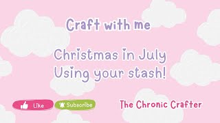 Christmas in July | Use your stash to make stunning Christmas cards! - Meant To Bee Hexagons