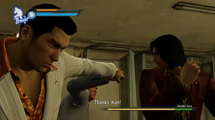Kiryu and Nishiki punch Kuze (SPOILERS)