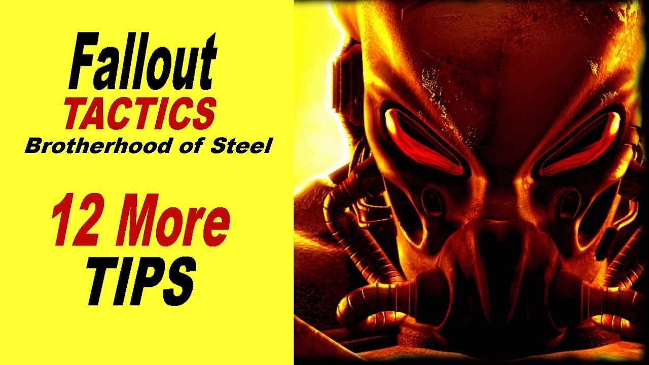 Fallout Tactics Brotherhood of Steel 12 More Tips YouTube