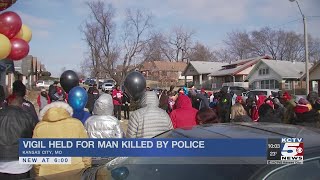 Vigil held for man killed by police