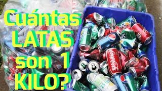 Cuantas LATAS de aluminio se necesitan para 1 KILO de ALUMINIO? 🇲🇽🔥⚜️🐺⛺🌲 @Maquinacamp