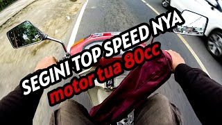 YAMAHA SUPERDELUXE V80 ROBOT 1982 || RIDE FOR FISHING # MOTOVLOG 168
