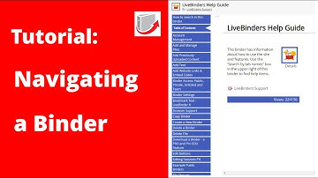 Digital Binders: Navigating a LiveBinder