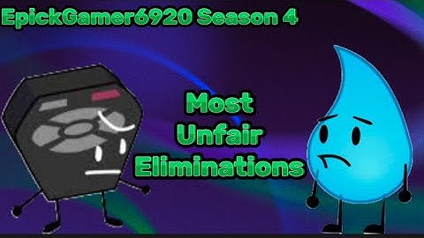 Top 5 most unfair BFDI Eliminations