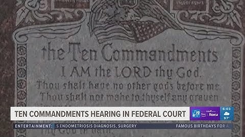Federal judge to decide whether or not Ten Commandments in Texas classrooms is constitutional
