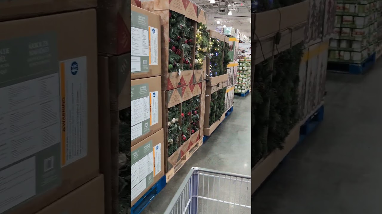 Christmas Decor at Costco in October!  