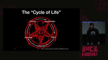 34C3 -  Implementing an LLVM based Dynamic Binary Instrumentation framework - deutsche Übersetzung