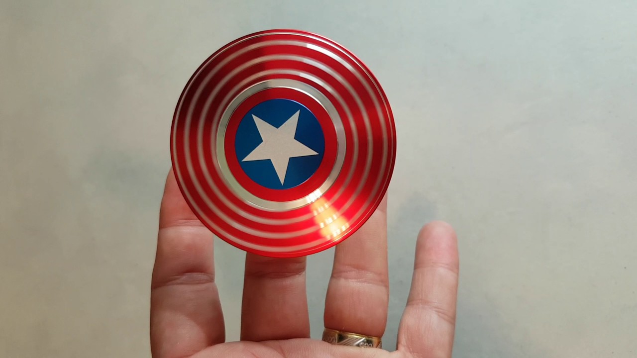 Fidget Spinner (Hand Spinner) metall Star red/blue 44g