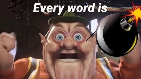 Morshu RTX but every word is bombs!