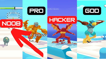 NOOB vs PRO vs HACKER vs GOD in Monster Egg 3D Gameplay