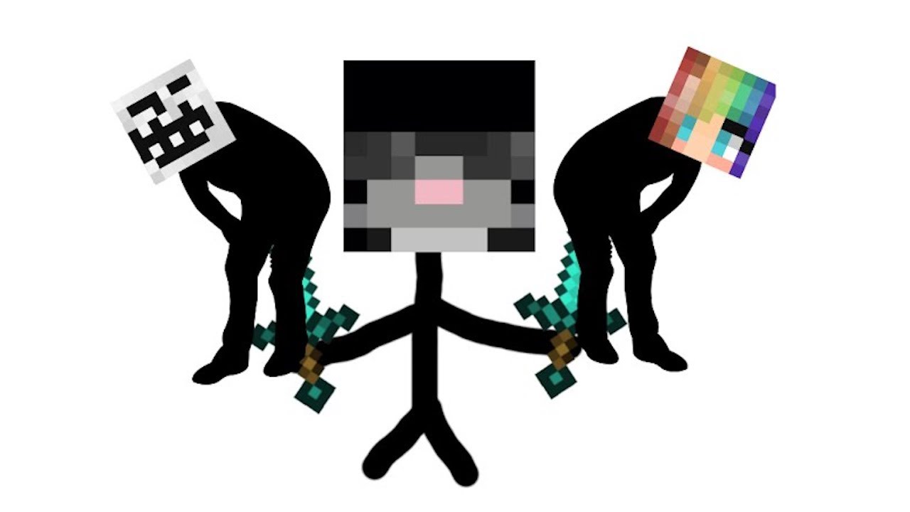 2b2t - kingoros vs iTristan & popbob [Original Video]