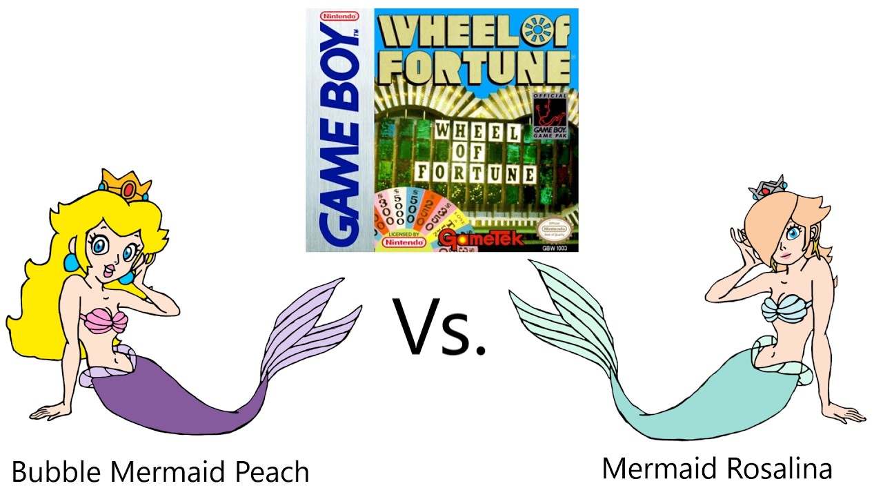 Wheel of Fortune Game Boy Season 3 Episode 125 (Bubble Mermaid Peach vs. Mermaid Rosalina)