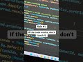 If the Code Works Don’t Touch It 😂💻 #javascript #programmerhumor #codinghumor