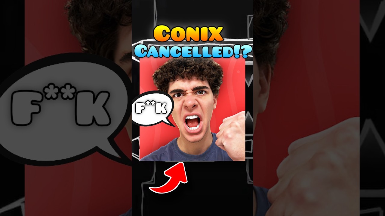 Conix just got cancelled?! #shorts #geometrydash #gd #funny #gaming #pungi