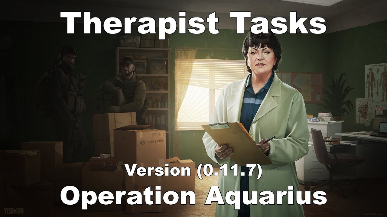 EFT Therapist Tasks - Operation Aquarius (Version 0.11.7)