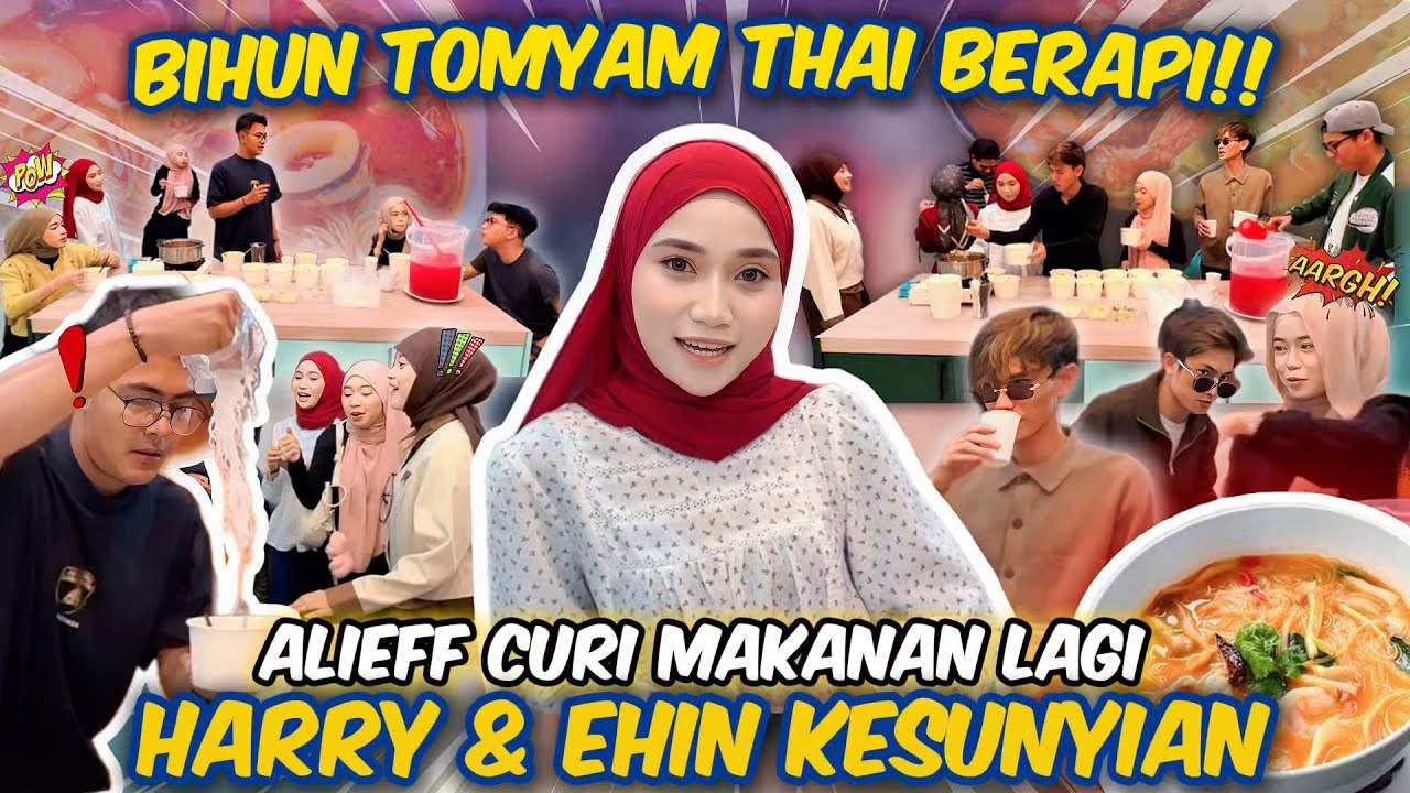 ALIEF IRFAN BUAT HAL CURI MAKANAN LAGI !! |  KARINA PLAN NAK KE PARIS ?!!