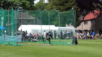 Putting The Shot Highland Games Markinch Fife Scotland