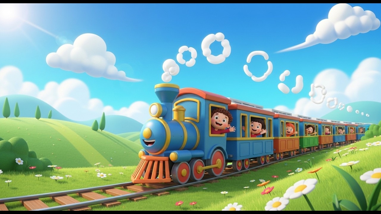 Little Train Animation Petit train ππ΅ | Comptine BΓ©bΓ© | Little Train Song β Kids Nursery Rhyme ...