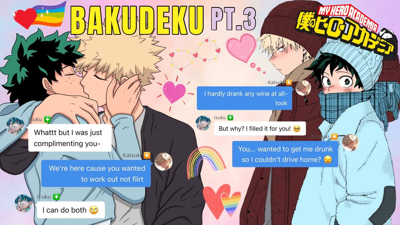 IZUKU KISSES KATSUKI!? 😱💋 || Celeb x Bodyguard Pt. 3 || MHA Texting Story