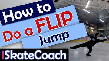 How to do a Flip jump quick guide ice skating #iceskating #figureskating