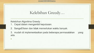 Analisis Algoritma tentang " GREEDY "