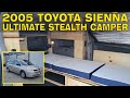 The Ultimate Stealth Minivan Camper? Toyota Sienna Camper Conversion [Build #22]