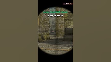 🔥 broky 1vs2 AWP clutch FaZe vs ENCE (ancient) #shorts #csgo @ IEM Dallas 2023 Semi-final