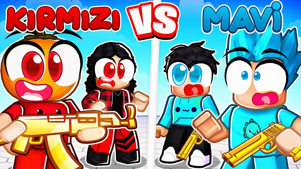 KIRMIZI vs MAVİ ORDU! 🚩 Bayrağı Alan TAKIM KAZANIYOR! | Roblox