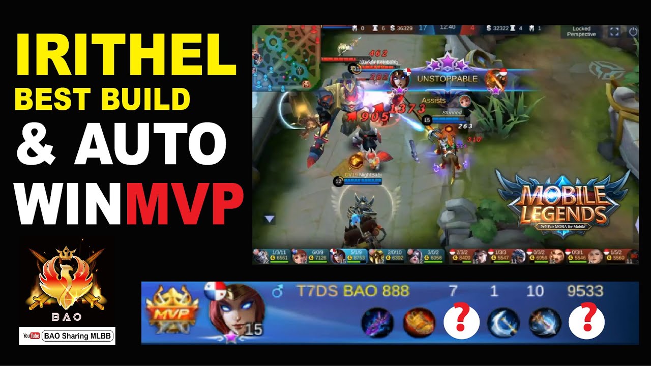 Irithel Mobile Legends Gameplay | Hellfire Epic Skin Combo with Angela (Build damage emblem set)2020