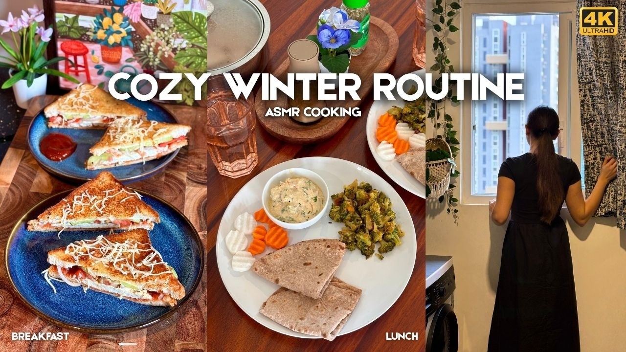 The Art of Simple Living | Cozy Winter Morning Routine | ASMR Cooking by Vaishnavi