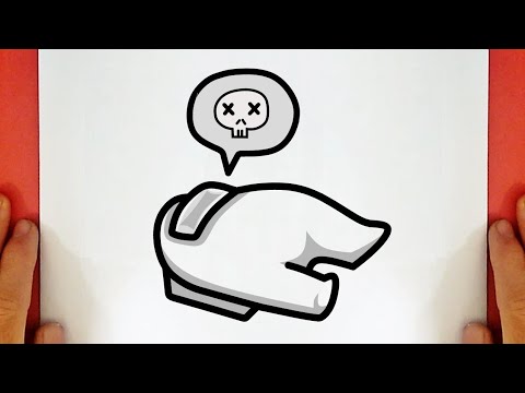 How to Draw Among Us Dead Body Reported | Dibujar De Among Us - YouTube