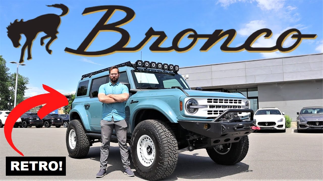 Ford's new Bronco Heritage Editions are gloriously retro