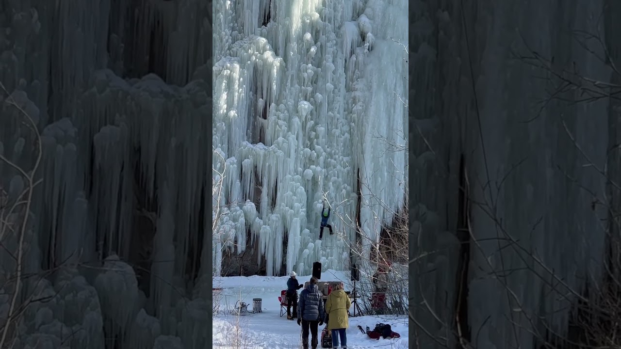 My 1st Ice Climbing competition. 