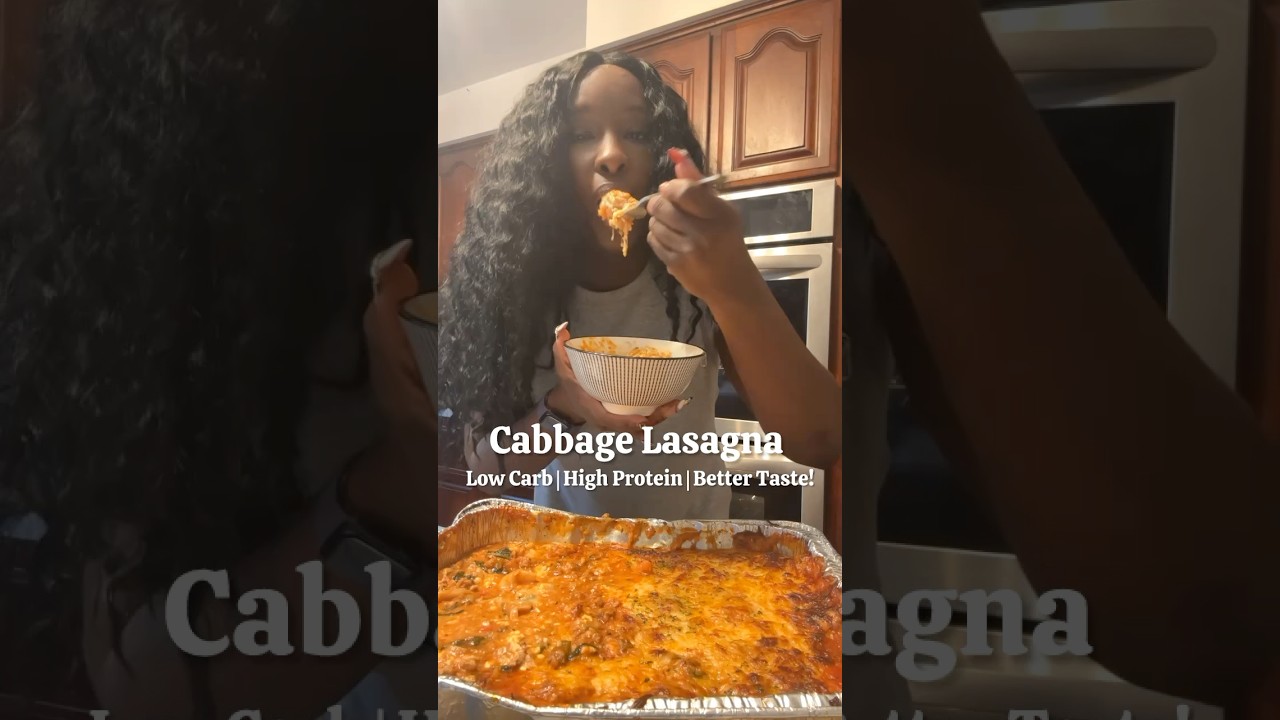 Cabbage Lasagna| Low carb, high Protein & you can’t tell the difference!