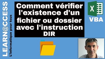 VBA - Comment vérifier l