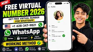 Free Virtual Number for WhatsApp | Easy Setup Guide (2026) ✅ screenshot 2