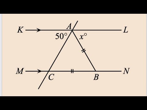 Z Shape Rules Z Angle Rule / isosceles Triangle - YouTube