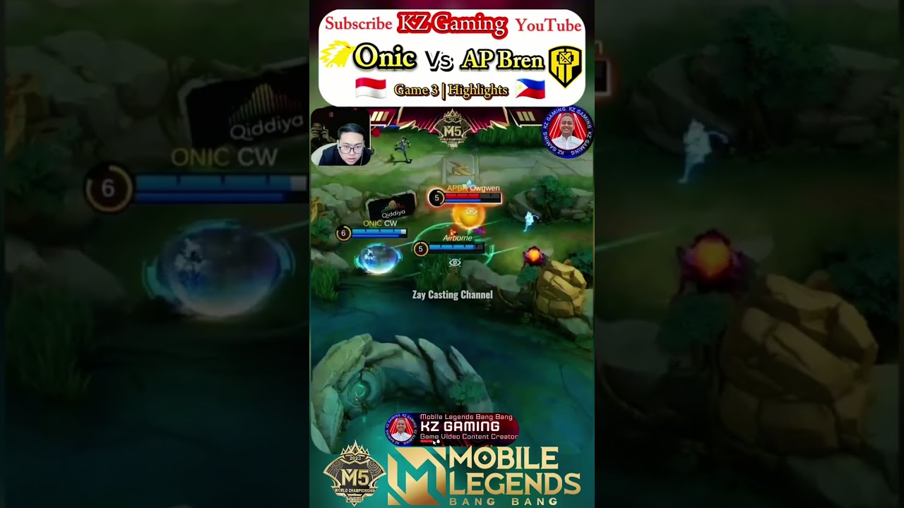 M5 Onic Vs AP Bren [ Game 3 | Highlights ] 