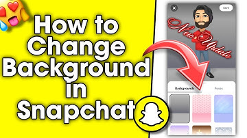 How to Change background in Snapchat Bitmoji 2022 - Android/iphone - New update