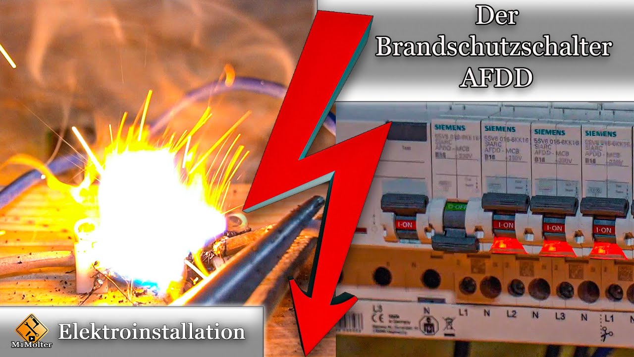 Brandschutzschalter "AFDD" 5SV6 mit integriertem LS  / Wissenswertes, Anwendungen & Beispiele.