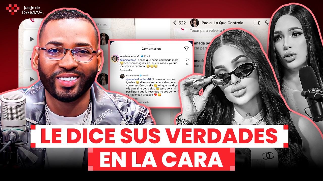 MAICOL NOVA LE SACA LOS TRAPITOS AL SOL A PAOLA CRISTAL POR DECLARACIONES EN FOGARATE